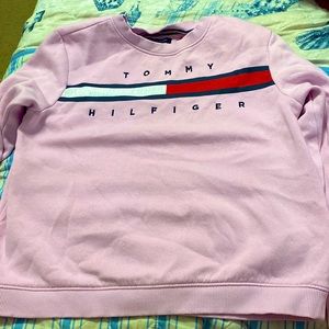 Real Tommy hilfiger pink hoody for kids